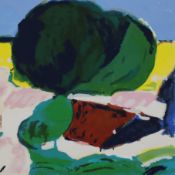 Yaskil, Amos (*1936 Haifa) - Landschaft, Farbserigrafie, in Blei signiert und num. 94/250, Darstell