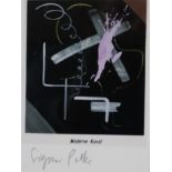 Polke, Sigmar (1941 Oels - 2010 Köln) - "Moderne Kunst", Multiple, handsignierte Kunstpostkarte 200