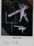 Polke, Sigmar (1941 Oels - 2010 Köln) - "Moderne Kunst", Multiple, handsignierte Kunstpostkarte 200
