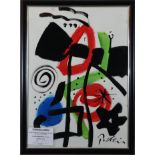 Keil, Peter Robert (geb. 1942 Züllichau) - Hommage an Jean Miró II, signiert, Öl/Acryl Mischtechnik