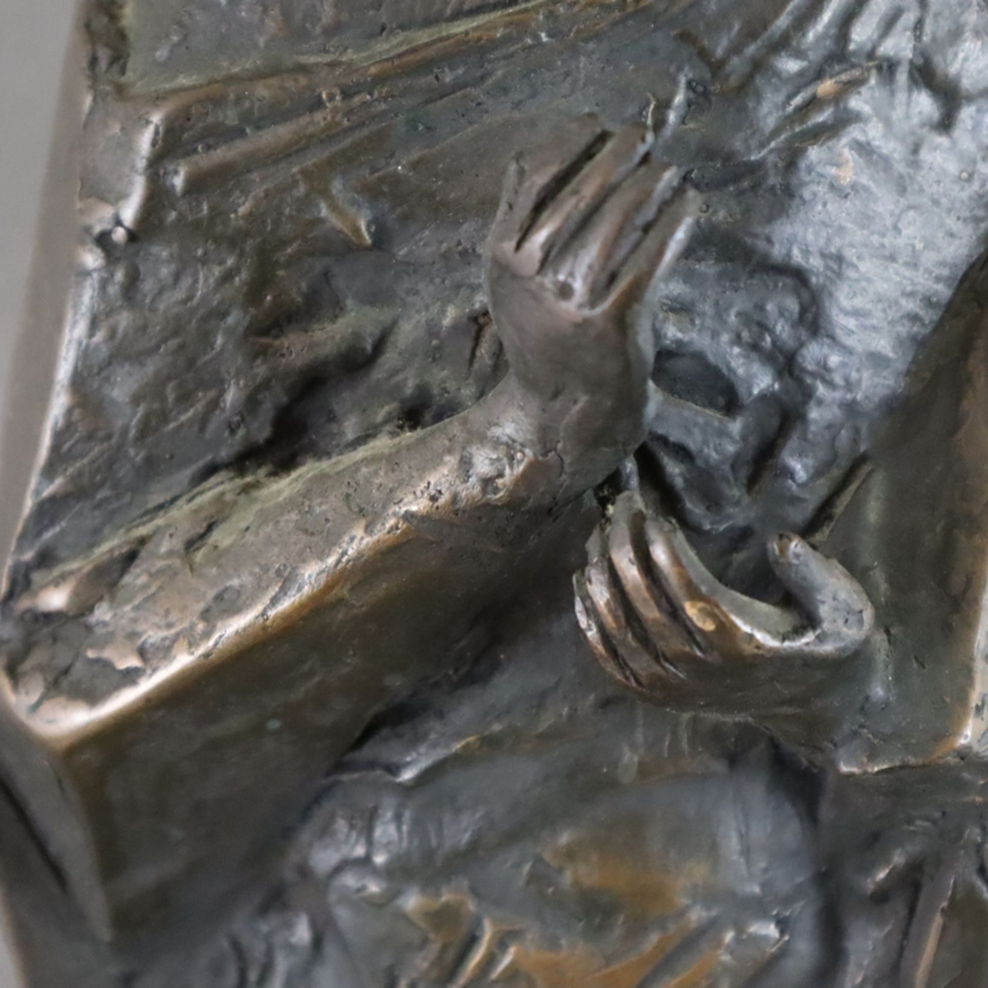 Spreng, Blasius (1913-München-1987) - Marienfigur, um 1960, Bronze, braun patiniert, Darstellung de - Image 4 of 11