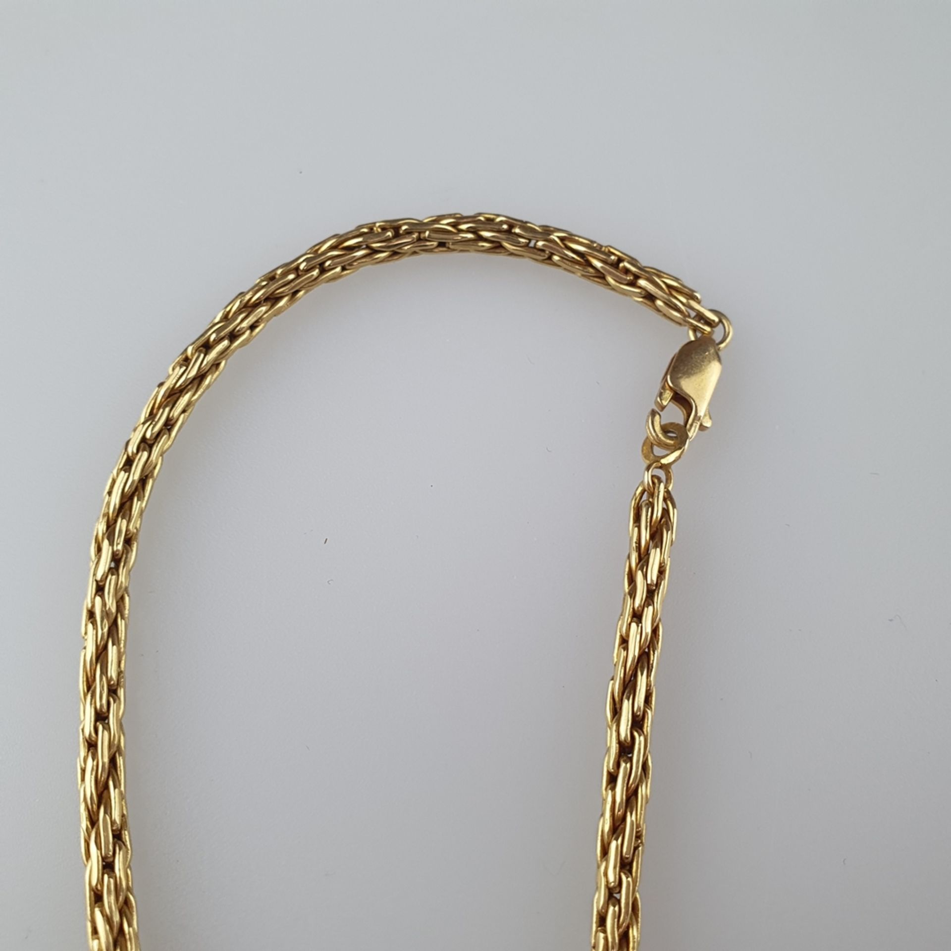 Lange Goldkette - Gelbgold 585/000, Länge ca. 80cm, ca. 64,2 g - Image 3 of 4