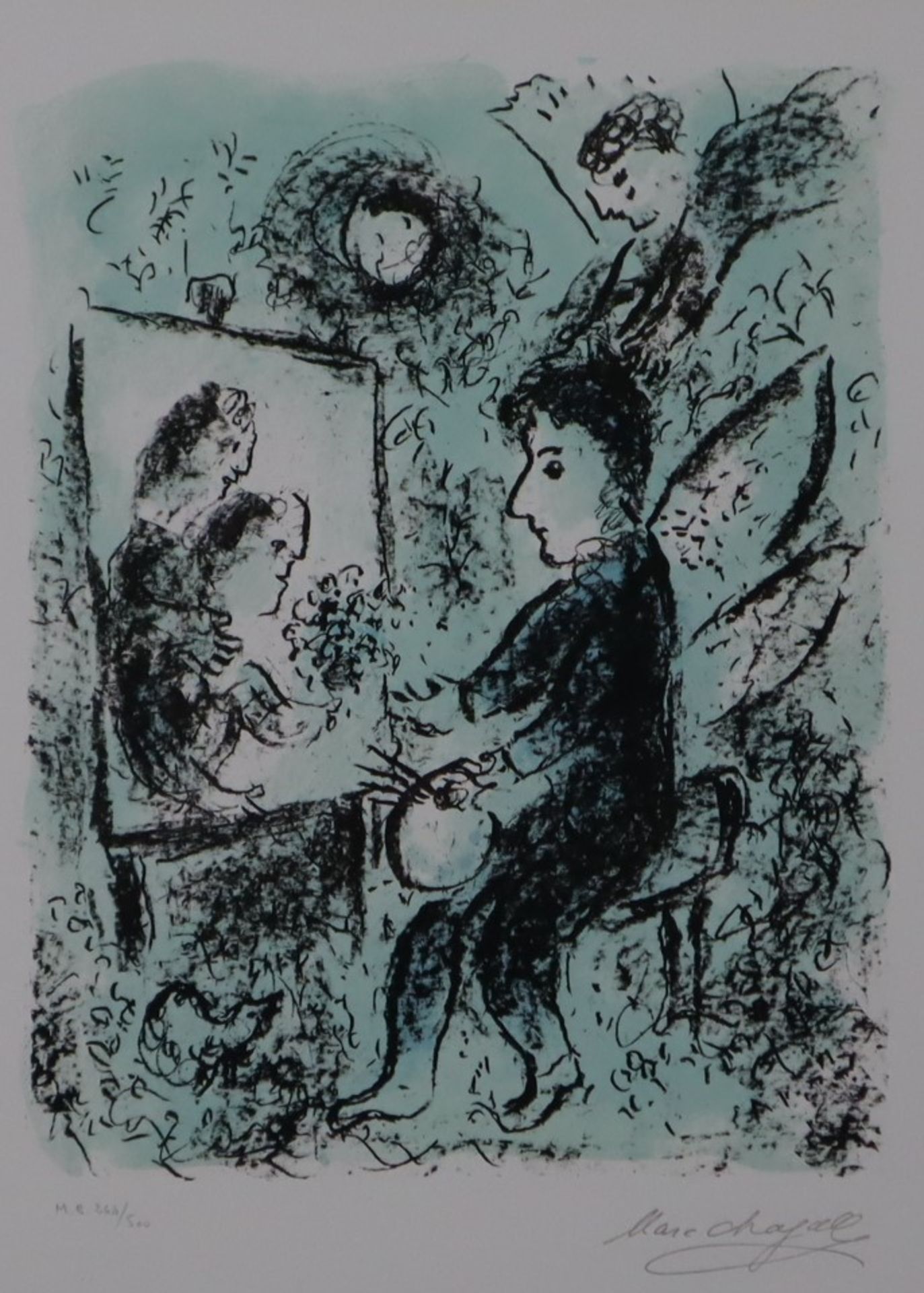 Chagall, Marc (1887 Witebsk - 1985 St. Paul de Vence) - "Vers l’autre Clarté", Original-Farblithogr