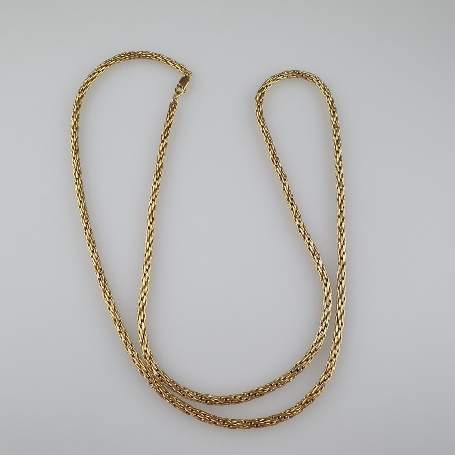 Lange Goldkette - Gelbgold 585/000, Länge ca. 80cm, ca. 64,2 g