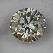 Loser Moissanit - 2,9ct, Brilliant-Schliff, in Box versiegelt, mit Z | 2.90cts White Moissanite Dia