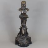 Ogé, Pierre (1849 Saint-Brieuc - 1913 Paris) - "Souvenir a Gounod" (Erinnerung an Gounod), Bronze,