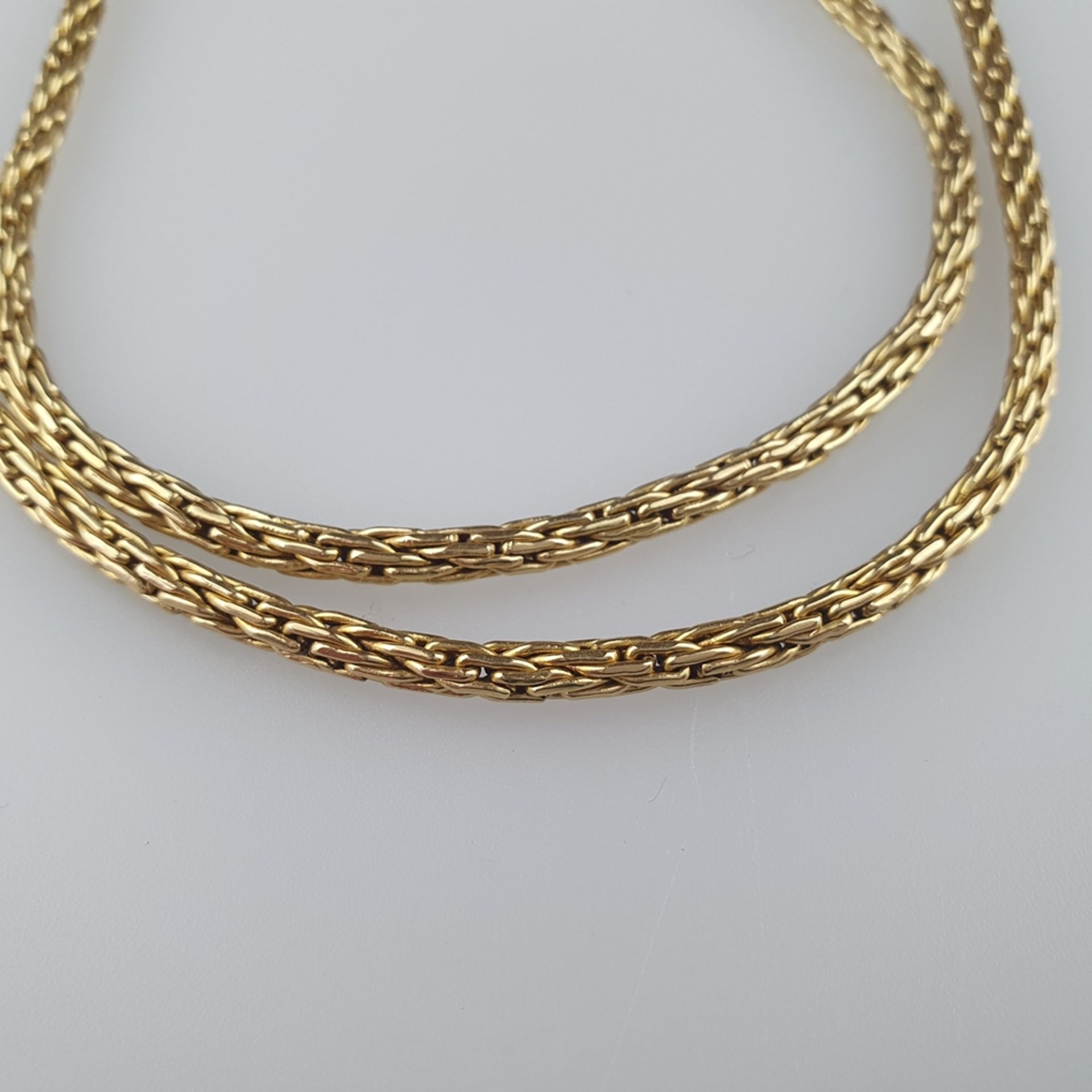 Lange Goldkette - Gelbgold 585/000, Länge ca. 80cm, ca. 64,2 g - Image 2 of 4