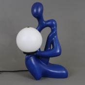Figürliche Design-Tischleuchte - Fa. Lichtamik/Deutschland, 1980er Jahre, minimalistische Figur aus