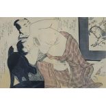 Kitagawa, Utamaro (1753-1806 japanischer Meister des klassischen japanischen Farbholzschnitts) - Bl