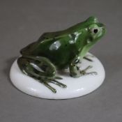 Tierplastik "Wasserfrosch" - Rosenthal, Bavaria, um 1920/1930, Entw.: Moldenhauer, Dorothea (1870 G