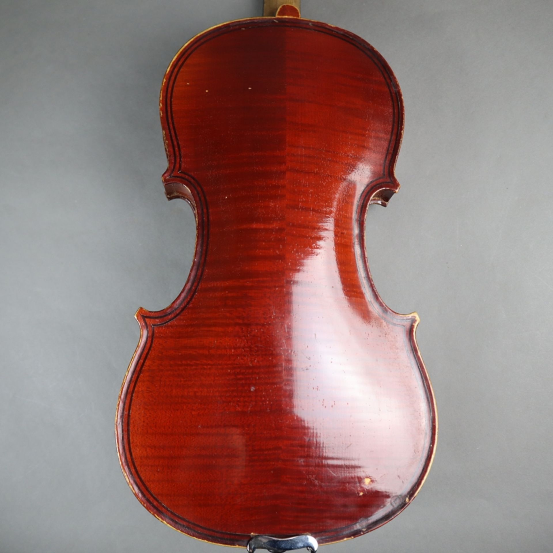 Geige - Charles Bailly, Frankreich, auf dem Etikett bezeichnet "Instruments de Solistes/ Charles Ba - Image 10 of 12