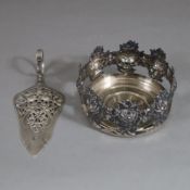 Konvolut Silber - 2-tlg, Kuchenheber - Silber 800, gestempelt Halbmond, Krone, L.ca.14,3cm, ca.39 g