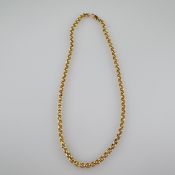 Goldkette - Gelbgold 333/000, kurze Kette aus ringförmigen Gliedern, ca. 43cm lang, ca. 13,1 g