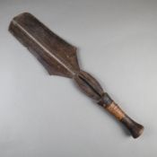 Ifangbwa - Schwert der Ngombe bzw. Poto, D.R.Kongo, breite Klinge mit halbrundem Abschluss, am Ansa
