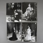Konvolut: Vier Fotografien von Maria Callas - s/w Fotografien, verso diverse Fotoatelier-Stempel (C