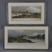 Girtin, Thomas (1775-London-1802) - Zwei Paris-Ansichten aus "Eine Auswahl von zwanzig der malerisc