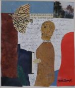 Papart, Max (1911-1994) - Ohne Titel, Gouache/Collage auf Papier, unten rechts handsigniert, Blattm
