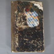 Pharmazeutisches Manuskript - 2.H.19.Jh., handschriftliches Rezeptbuch, Vorsatzblatt mit handschrif