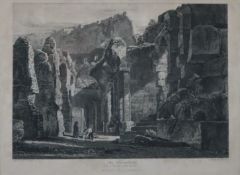 Cooke, William Bernard (1778 - 1855) - "The Coloseum. View of the Inner Lower Corridor", Stahlstich