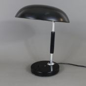 Tischlampe - Bauhaus-Design, Hersteller BUR Bünte & Remmler, Entwurf um 1930 von Karl Trabert (1858