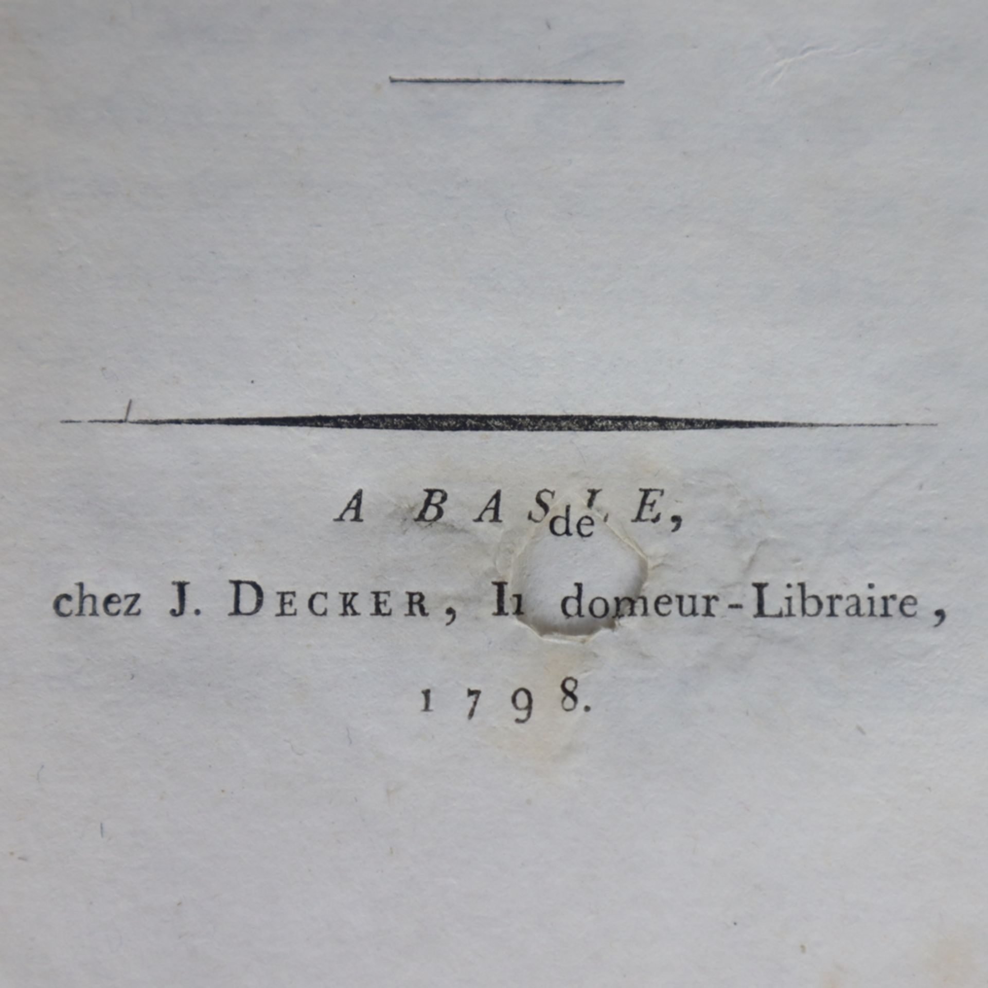 La Rochefoucault, François duc de - "OEUVRES MORALES de François duc de La Rochefoucault", J. Decke - Image 3 of 7