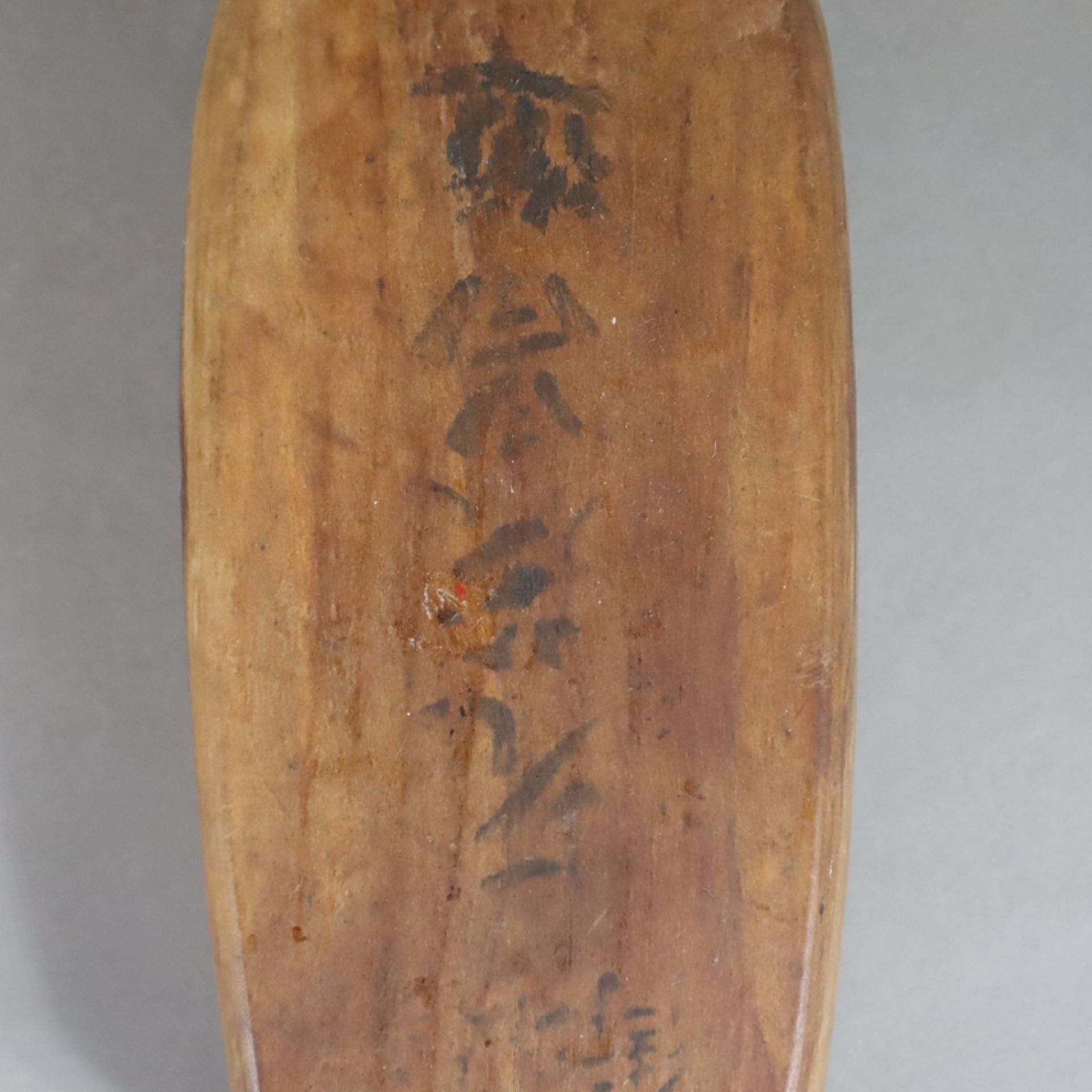 Drei Reiskuchen Formen - China, wohl Guangdong-Provinz, Anfang 20. Jh., Holz, 2x geschnitzt mit jew - Bild 7 aus 10