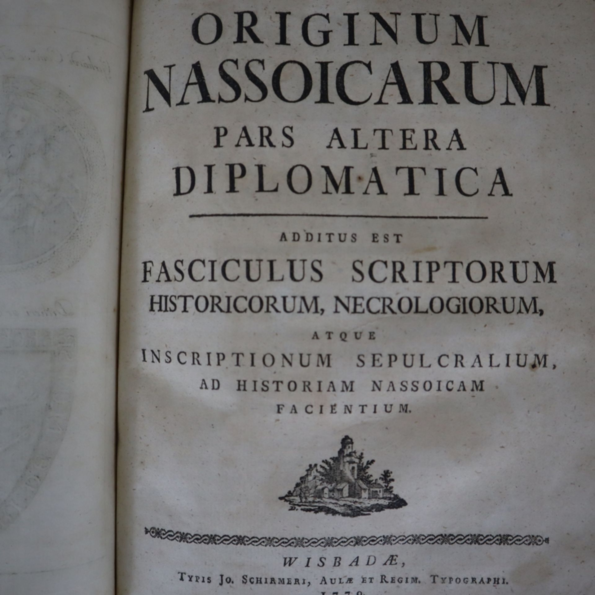 Kremer, Johann Martin - "Originum Nassoicarum. Pars prima historica : Entwurf einer Genealogischen - Image 9 of 11