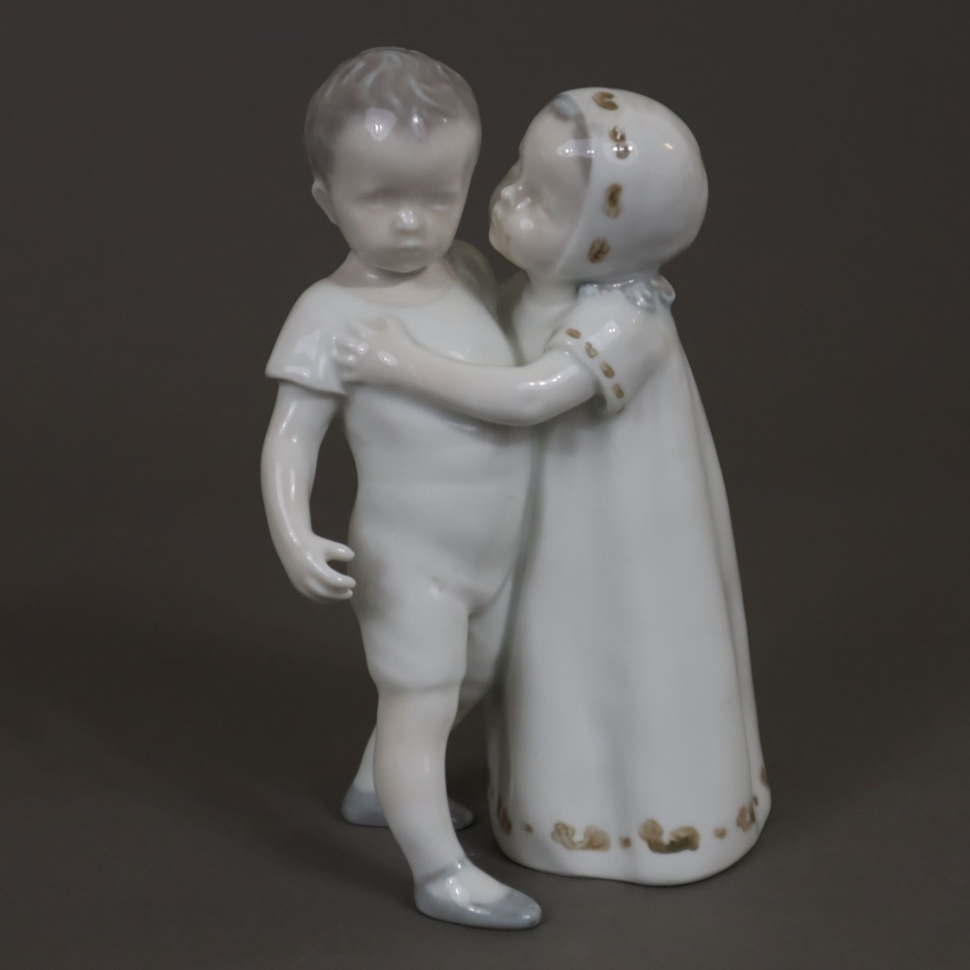 Kinderpaar "Verschmähte Liebe" - Bing& Gröndahl, 20. Jh., Entwurf von Ingeborg Plockross-Irminger,
