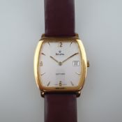 Elegante Bulova-Armbanduhr - Nr.38471, Quarzwerk, helles Ziffernblatt mit Strichindizes und arabisc