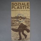 Beuys, Joseph (1921 Krefeld - 1986 Düsseldorf) - "Soziale Plastik", handsigniertes und gestempeltes