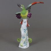 Vogelfigur "Quetzal" (Paradiesvogel) - Meissen, 20.Jh., nach einem Modell von Johann Joachim Kaendl