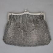 Ketten-Abendtasche - Sterlingsilber, England, Birmingham 1913, Williams Birmingham Ltd., Punzen: An