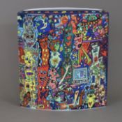 Große Vase - James Rizzi für Rosenthal, "Millennium Gallery-Be here now", 20. Jh., Entwurf von Jame