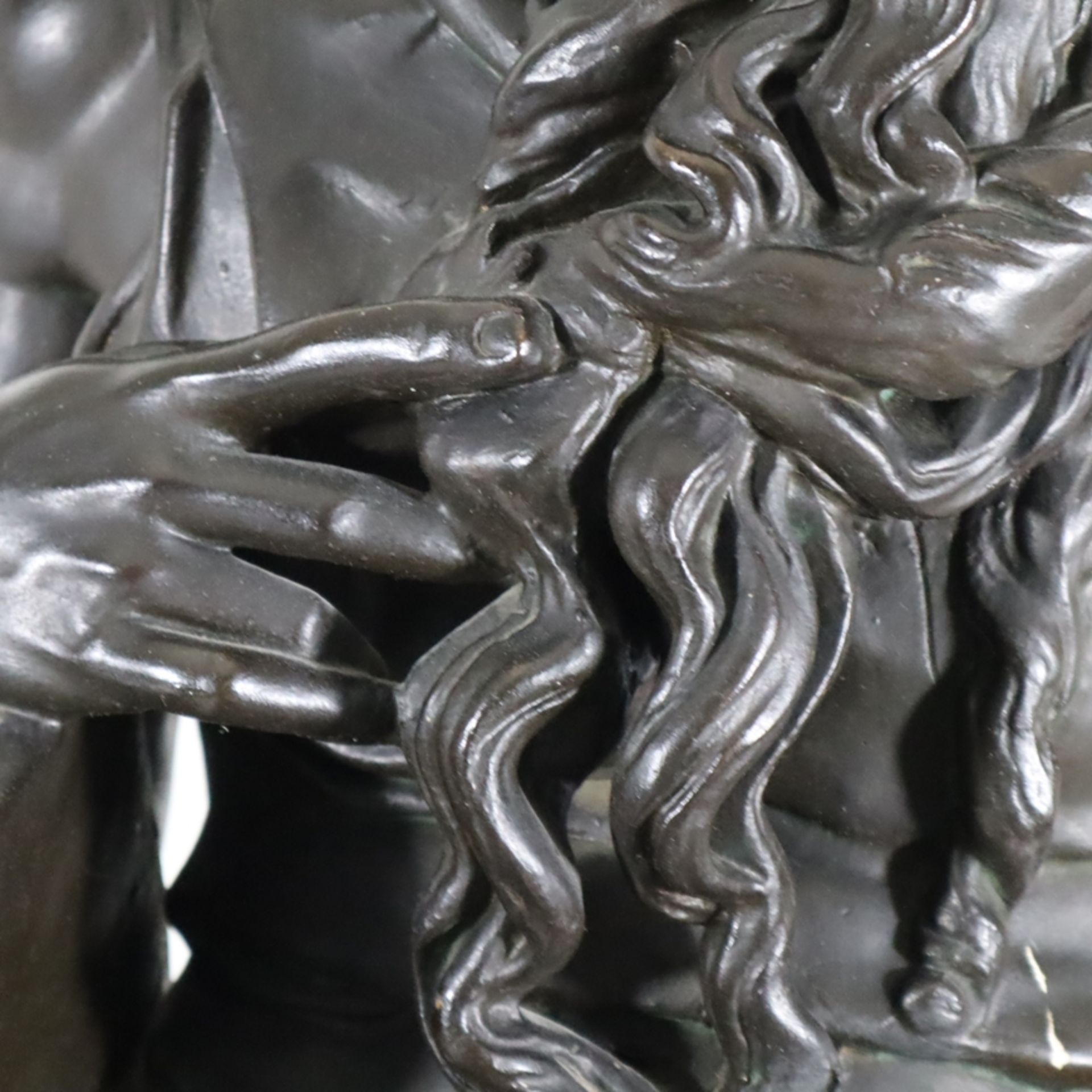Moses von Michelangelo - Gipsausformung, bronziert, Skulptur nach Michelangelos Grabmalfigur für Pa - Image 4 of 16