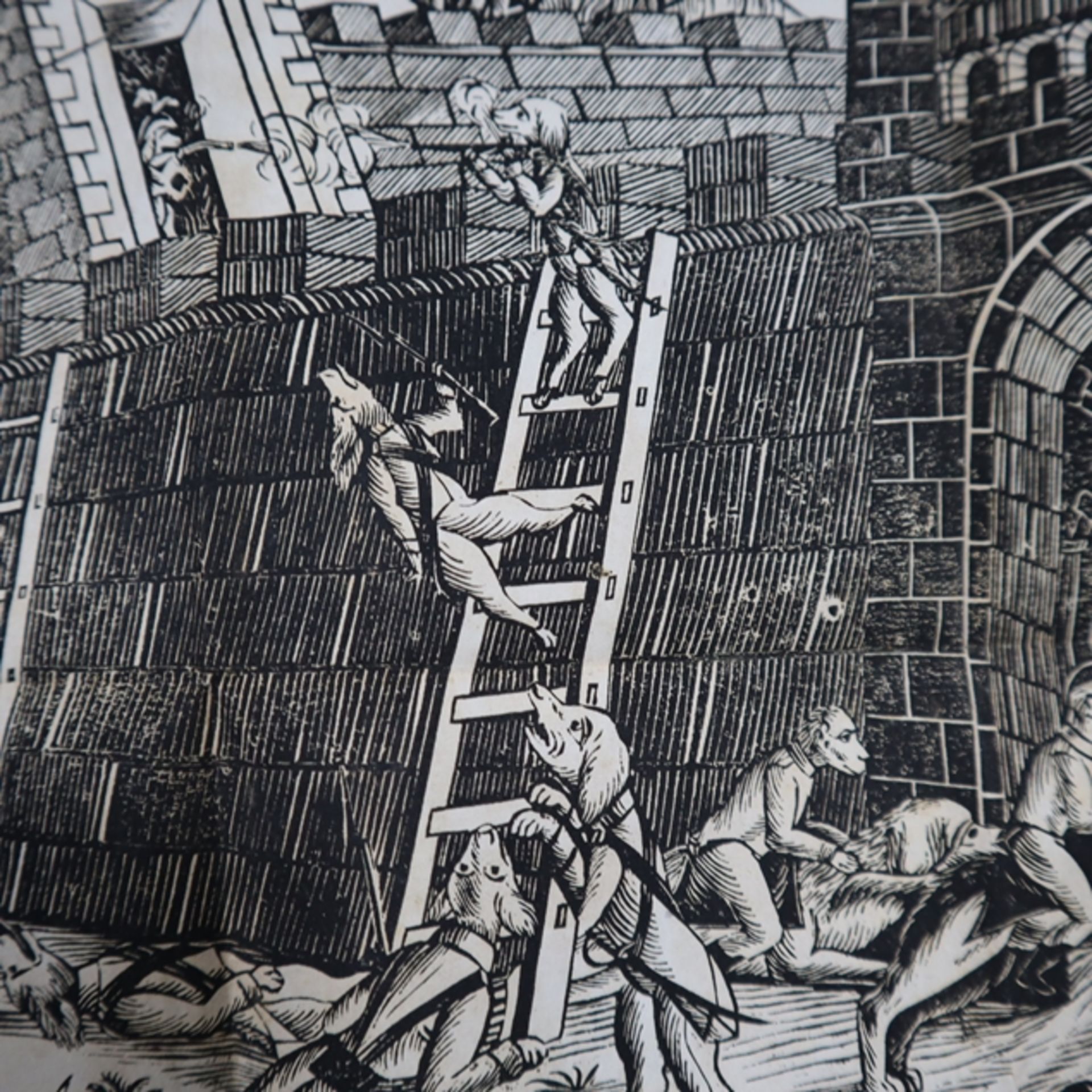 Uhlman - "Die Erstürmung der Festung Ratomirum", Programm des Affen-Theaters von Heinrich Schreiner - Bild 8 aus 10