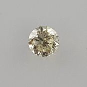 Natürlicher Diamant - lose, Brillantschliff, ca. 0,50 ct, Farbe: I, Reinheit: SI2