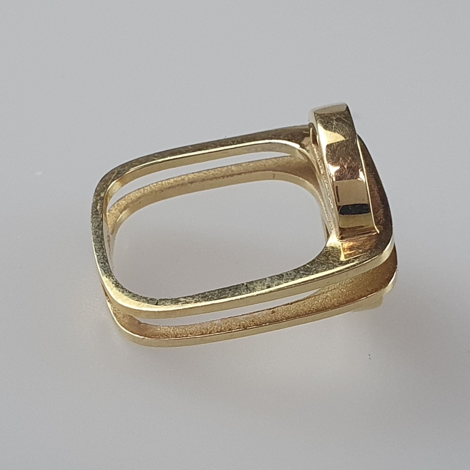 Modernes Gold-Schmuckset mit Karneol und Diamanten - Gelbgold 585/000, gestempelt, 3-tlg, bestehend - Image 3 of 9