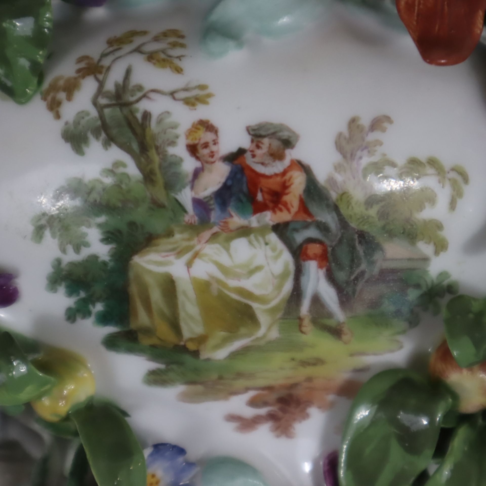 Potpourri-Vase mit Amoretten- Meissen, Knaufzeit, Entw.: J.J.Kändler (um 1760), unterglasurblaue Kn - Image 7 of 21