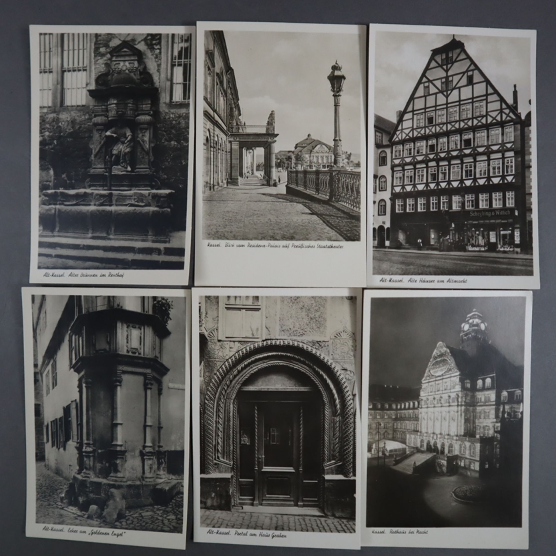 Sammlung Kassel-Ansichten - über 180 Fotopostkarten von Kassel, überwiegend aus der Serie "Alt-Kass - Image 2 of 4