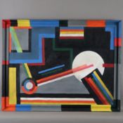 Unbekannte/r Künstler/in (20.Jh.) - Geometrische Komposition im Stil des Suprematismus, Öl auf Lein