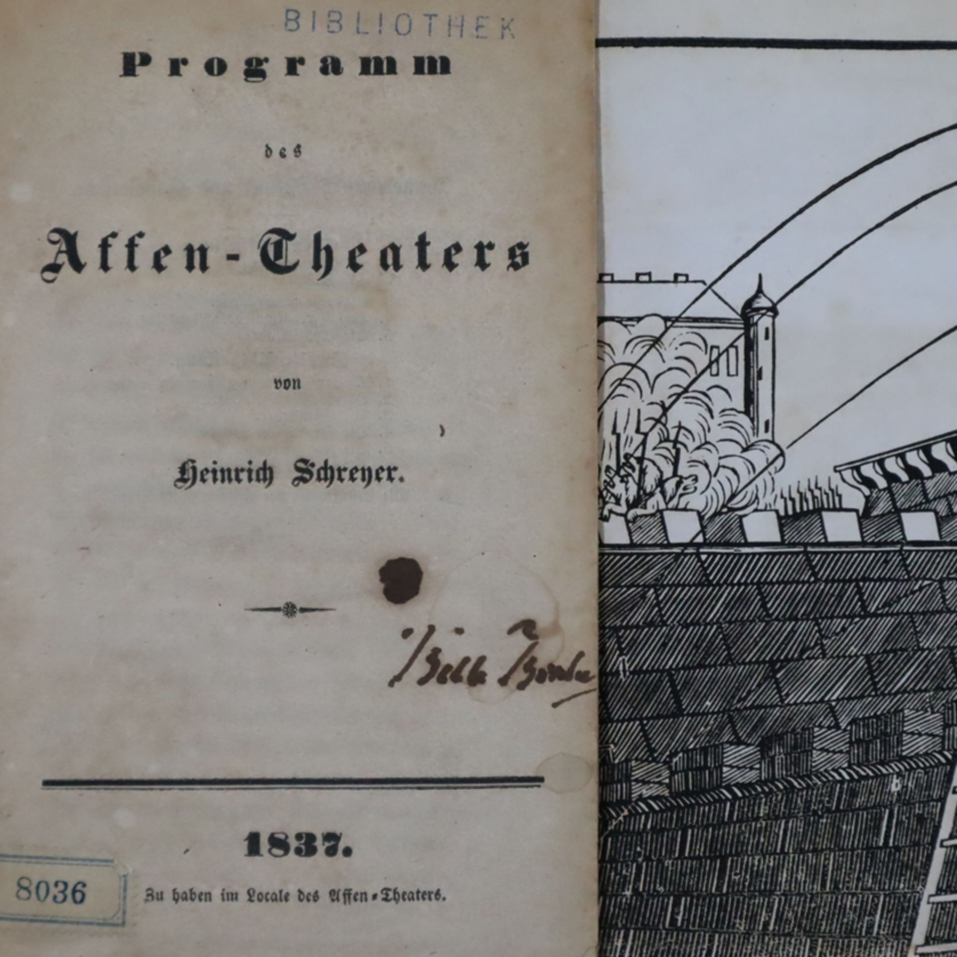 Uhlman - "Die Erstürmung der Festung Ratomirum", Programm des Affen-Theaters von Heinrich Schreiner - Bild 2 aus 10