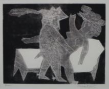 Papart, Max (1911-1994) - Ohne Titel, 1968, Original Aquatintaradierung, unten rechts handsigniert,