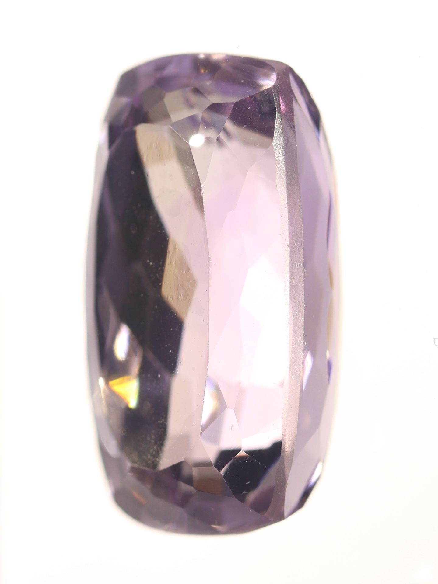 Loser Amethyst - 20,48ct., Cushion-Cut, rosafarben, Maße ca.20,87x12,25x10,70mm, in transparenter B - Image 3 of 6