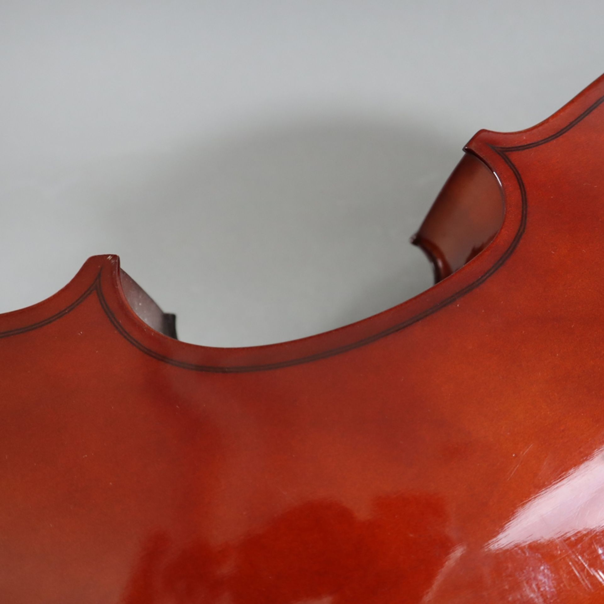 Cello - Kindergröße, innen mit Aufkleber "Made in Czechoslovakia", Holzkorpus mit zwei f-Löchern, S - Image 7 of 12