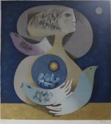 Briss, Samy (1930 Jassy/Rumänien) - "The Dream", Farblithografie, unten rechts in Blei handsigniert