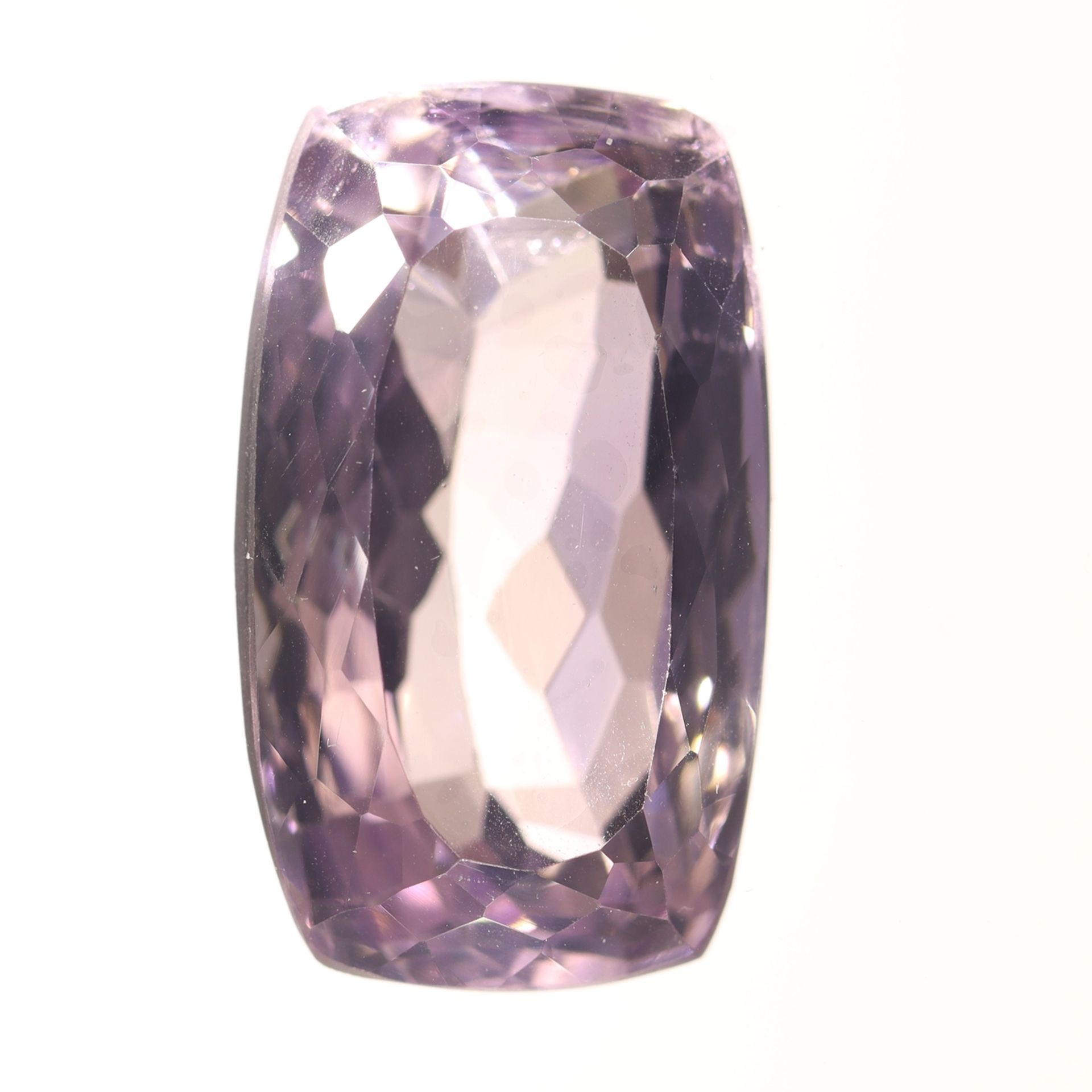 Loser Amethyst - 20,48ct., Cushion-Cut, rosafarben, Maße ca.20,87x12,25x10,70mm, in transparenter B - Image 2 of 6