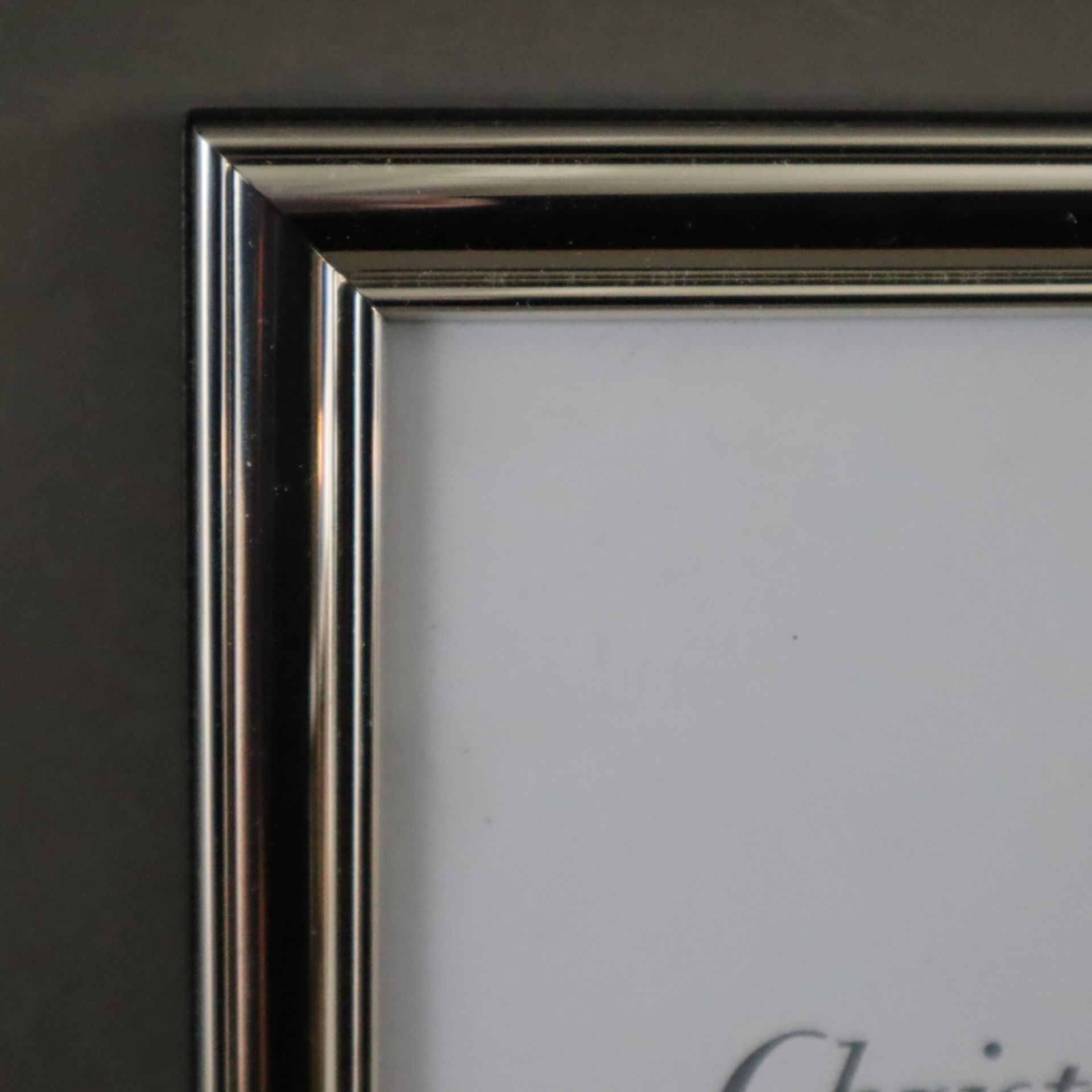 Christofle-Fotorahmen - 925er Silber, rechteckige Form, profilierter Rahmen, punziert: 925 CHRISTOF - Image 2 of 7