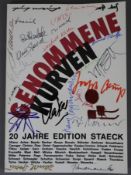 Signierter Buchband "Genommene Kurven. 20 Jahre Edition Staeck" - Heidelberg, Edition Staeck, 1985,