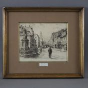 Zank, Hans (1889-1967) - Potsdamer Straße in Berlin, Lithografie, unten rechts in Blei signiert "Ha