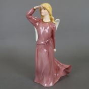 Figur "Engel" - Goebel, Keramik, polychrom bemalt, gepresste Modellnr. 41 151 30, Boden mit Manufak